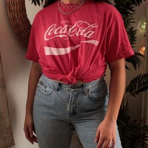 Enjoy Coca Cola XL NWT Heather Red Graphic T-Shirt